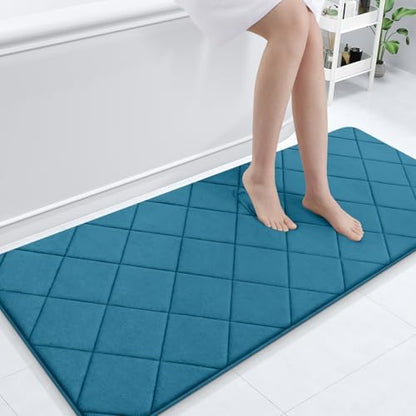 OLANLY Memory Foam Bath Mat 59x24, Ultra Soft and Absorbent Bathroom Rugs