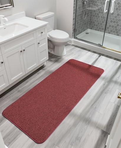 Bosap Bath Mat,Ultra Thin Bathroom Runner Rugs,Large Bath Mats for Bathroom