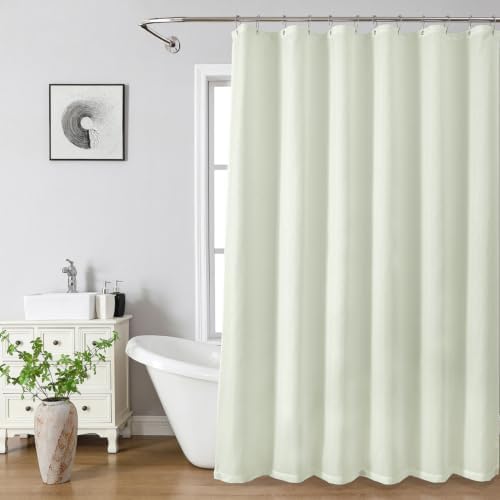 eachope Waterproof Fabric Shower Curtain Liner,72x72 Inch Green,1 Pack