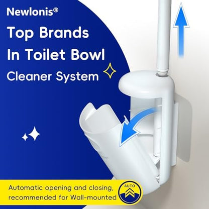 Disposable Toilet Bowl Brush with 32 Scented Toilet Wand Refills