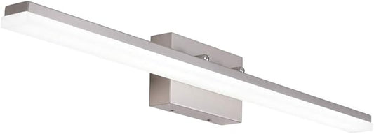mirrea 36in Modern LED Vanity Light for Bathroom Lighting Dimmable 36w Brushed Nickel (Cold White 5000K)