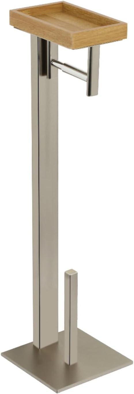 Kingston Brass SCC8508 Edenscape Toilet Paper Holder, Brushed Nickel 7.88 x 7.88 x 29.13
