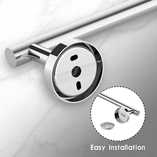 Newfun 10 Pieces Polished Chrome Bathroom Hardware Set 24 Inch