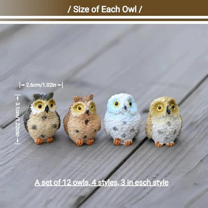 12Pcs Owl Shower Curtain Hooks Decorative for Curtain Rods, Cute Animals Shower Curtain Rings, Silver Stainless Steel Metal Shower Curtain Hanger Hooks, Kids Whimsical Bathroom Decor Accessories