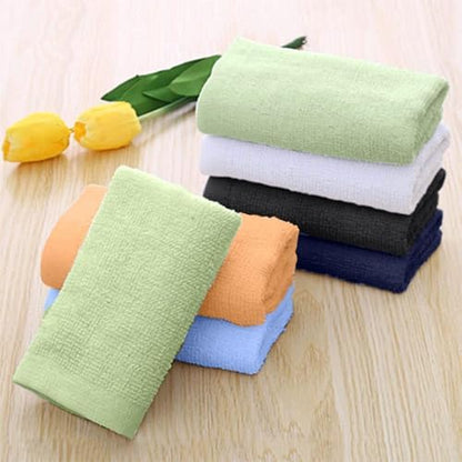 KAHAF COLLECTION 12 Pack Washcloths | Multicolour 100% Cotton Extra Absorbent Face Towels | Soft, Quick Dry Wash Cloths for Bathroom, Spa, Gym, Baby & Travel (12 Packs (12 x 12))