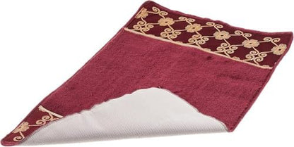 Zahari Home Elegant Rose Classic Bathroom Rug Modern Bath Rug Luxury Contemporary Decor Beautiful Shower Mat Unique Design Stylish Bathroom Runner Rug Bath Shower Tub Décor