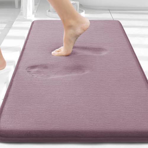 Smiry Memory Foam Bath Mat 30x20, Extra Soft and Absorbent Bathroom Rugs