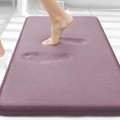 Smiry Memory Foam Bath Mat 30x20, Extra Soft and Absorbent Bathroom Rugs