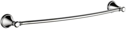 DELTA FAUCET 79724 Cassidy 24-in Wall Mount Towel Bar Bath Hardware Accessory in Polished Chrome