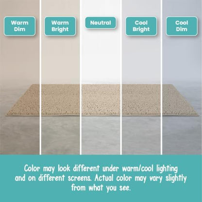 Runner Chenille Bath Mats 71"x21", Plush Absorbent Quick Dry, Soft & Machine Washable, Non Slip Carpet for Bathroom, Thick Bathroom Rugs, Shower Restroom Rug Mat, Alfombras De Bano, Bathrugs