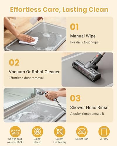 Stone Bath Mat for Bathroom, Soft Diatomaceous Earth Bath Mats, Small Bath Mat Non Slip, Super Absorbent Bath Room Mat Decor, Gray Bathroom Rugs, Quick Dry Bath Room Floor Mat, 15.74" x 23.62", Grey