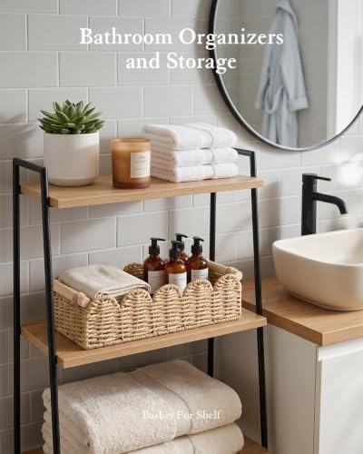 Toilet Paper Storage Basket for Toilet Tank, Bathroom Organizer