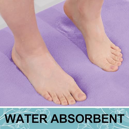 Smiry Memory Foam Bath Mat 36x24, Extra Soft and Absorbent Bathroom Rugs