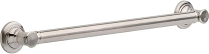 DELTA FAUCET 41624-SS Traditional Grab Bar with Concealed Mounting, 24-Inch, Stainless