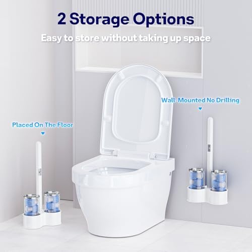 Pumice Stone Toilet Bowl Cleaner 8Ct, 18in Extra Long Handle