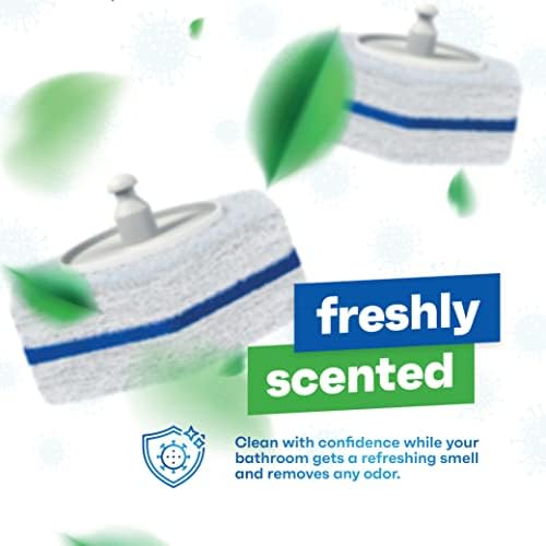 CleanGenius Disposable Prefilled Toilet Cleaning Scrubbers (60 Count)