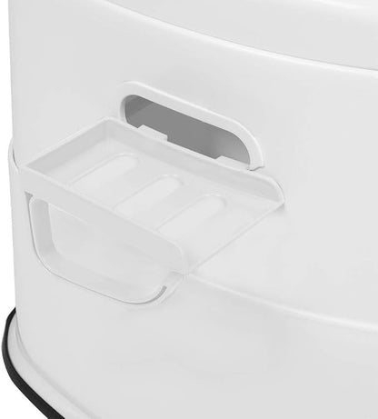 VINGLI Portable Detachable Camping Toilet | Splash-Proof Commode with Odor-Seal Lid | Compact Sanitation Solution for RV, Emergency, Outdoor Use, White