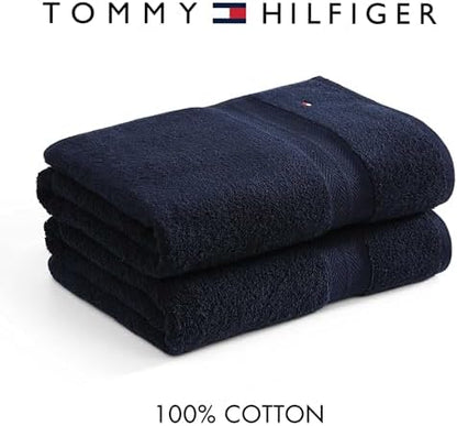 Tommy Hilfiger - Towel, Medium Weight Absorbent, for Everyday Home Use