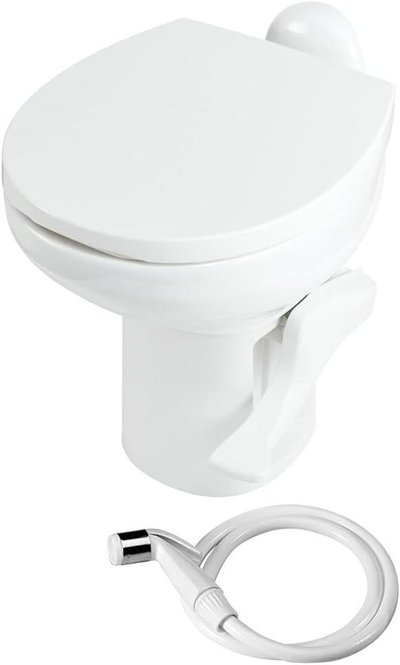 Thetford 42058 Aqua-Magic Style II RV Toilet, White, High Profile