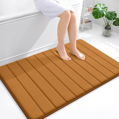 OLANLY Memory Foam Large Bath Mat 44x32, Super Soft Absorbent Bathroom Rugs