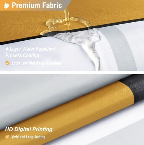 BTTN Gold Modern Geometric Waterproof Fabric Shower Curtain Set, 72 x 72