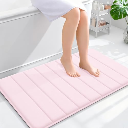 OLANLY Memory Foam Bath Mat 36x24, Super Soft and Absorbent Bathroom Rugs