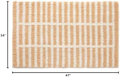 GIB Bathroom Runner Rug 47"x16", Soft Absorbent Long Bath Mat for Bathroom