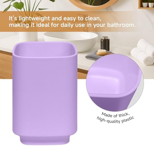 4 Piece Bathroom Accessory Sets, Light Purple Bathroom Accessories Sets