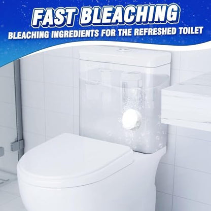 Vacplus Toilet Bowl Cleaner Tablets, 24 Pack, Auto Bleach, Long-Lasting