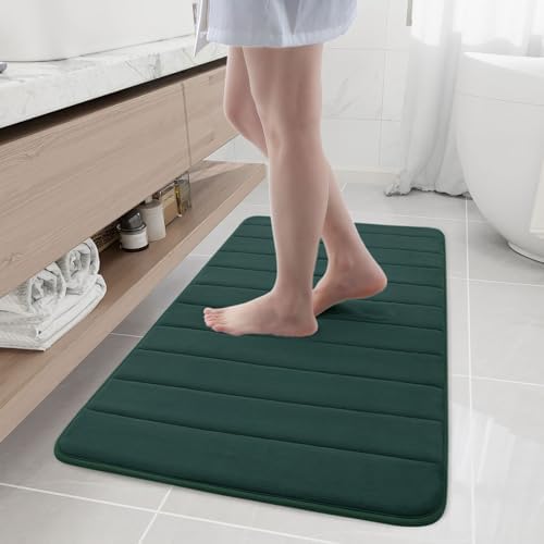 Buganda Memory Foam Bath Mat 44 x 24, Ultra Soft Absorbent Bathroom Rugs