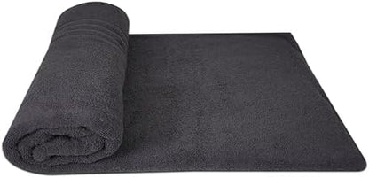 Pack of 2 Jumbo Bath Sheet 40 x 80 Inches, Extra Large Lightweight & Quick Dry Bath Towel, Super Soft & Highly Absorbent – 100% Cotton, Perfect to Wrap Yourself in – Charcoal Grey