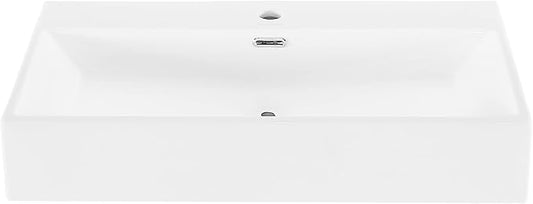 Claire 30” Rectangle Wall-Mount Bathroom Sink