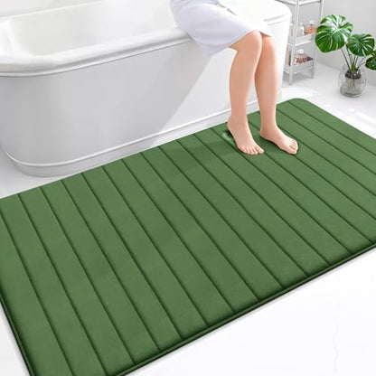 OLANLY Memory Foam Large Bath Mat 70x46, Super Soft Absorbent Bathroom Rugs