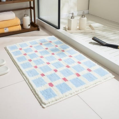 GIB Bathroom Rugs 32"x20", Extra Soft Absorbent Bath Mat for Bathroom Floor