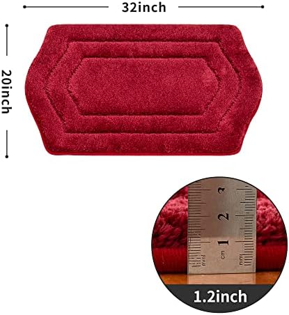 COSY HOMEER Non-Slip Bath Mat Extra Thick Absorbent Plush Washable