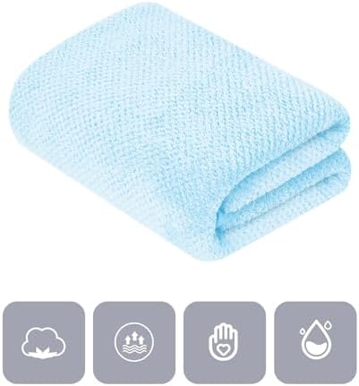 MaopaoBeauty 2 Pack Oversized Bath Towel Set 35in x 70in Bath Sheets for Shower Pool Beach Bathroom Super Absorbent Soft Quick Dry Blue Towels(2PCS Blue)