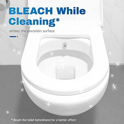 Vacplus Toilet Bowl Cleaner Tablets, 30 Pack, Auto Bleach, Long-Lasting