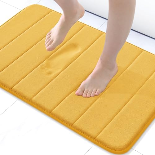 Buganda Memory Foam Bath Mat 30 x 20, Ultra Soft Absorbent Bathroom Rugs