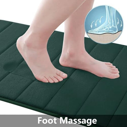 Buganda Memory Foam Bath Mat 70 x 24, Ultra Soft Absorbent Bathroom Rugs