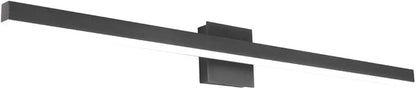 Aipsun 40 inch Modern Black Vanity Light LED Bathroom Vanity Light Fixtures Black Wall Light for Bathroom (White Light)