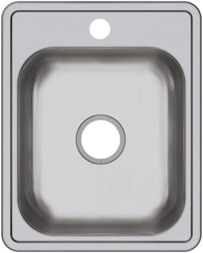 Elkay Dayton D117213 Single Bowl Top Mount Stainless Steel Bar Sink