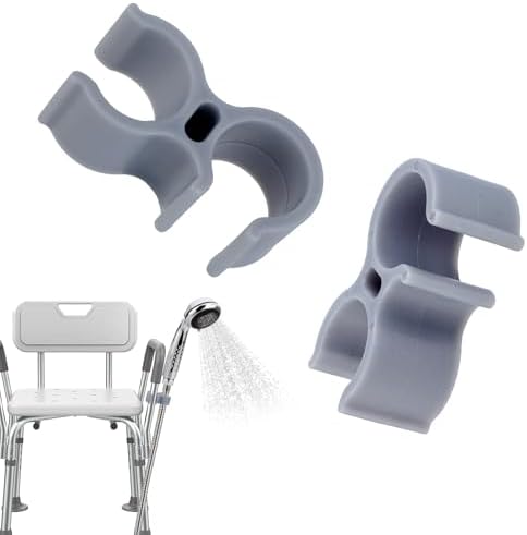 2pcs Shower Head Holder for Shower Chair, Bath Seat Attachment