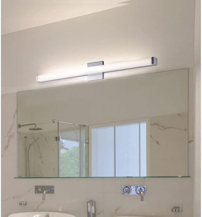 Maxim Lighting Spec Vanity 48" 1-Light Bath Vanity Light | Gold Aluminum Finish | White Pmma Acrylic Shade | Contemporary Indoor Light Fixture | Ideal for Bathrooms & Powder Rooms | 52008GLD