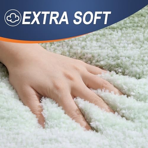 OLANLY Bathroom Runner Rug 44x24, Extra Soft Absorbent Microfiber Bath Rugs