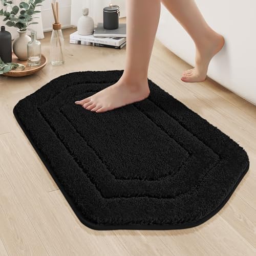 COSY HOMEER Non-Slip Bath Mat Extra Thick Absorbent Plush Washable