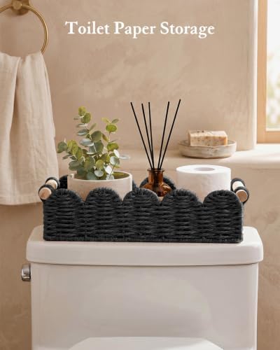 Toilet Paper Storage Basket for Toilet Tank, Bathroom Organizer