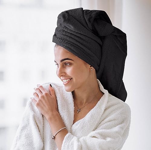 Towel and Linen Mart 100% Cotton Grey 6 Pack Medium Bath Towel Set, Quick Dry, Super Absorbent, Light Weight, Soft Feel, Premium Towels for Hotel, Spa and Bathroom (24 X 48 6 Pack, Grey)