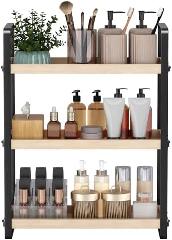 HNRLOY Bathroom Counter Organizer, Bathroom Counter Shelf, Makeup Organizer