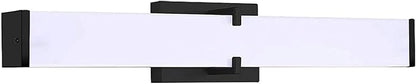 LED Bathroom Vanity Light Cool White 5000K Black Modern Matte Bathroom Lighting Fixtures; 40 Inch IP44 40W Equivalent to Incandescent 350W for Over Mirror Vanity Light - ETL Listed (1 Pack)
