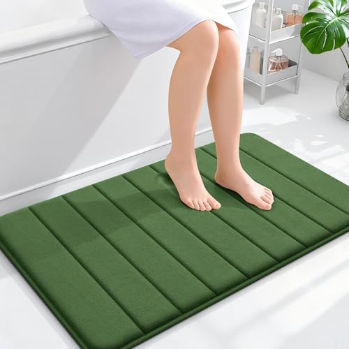 OLANLY Memory Foam Bath Mat 36x24, Super Soft and Absorbent Bathroom Rugs